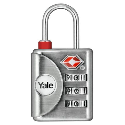 YALE YTP1 TSA Combination Padlock - Silver