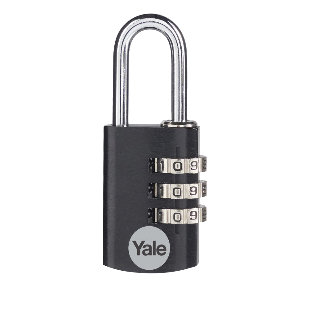 YALE YE3CB Aluminium Open Shackle Combination Padlock - 38mm