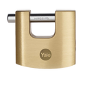 YALE 114B Brass Shutter Padlock - 60mm