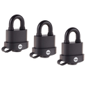 YALE Y220B High Security Open Shackle Weatherproof Padlock - 51mm - Pack of 3
