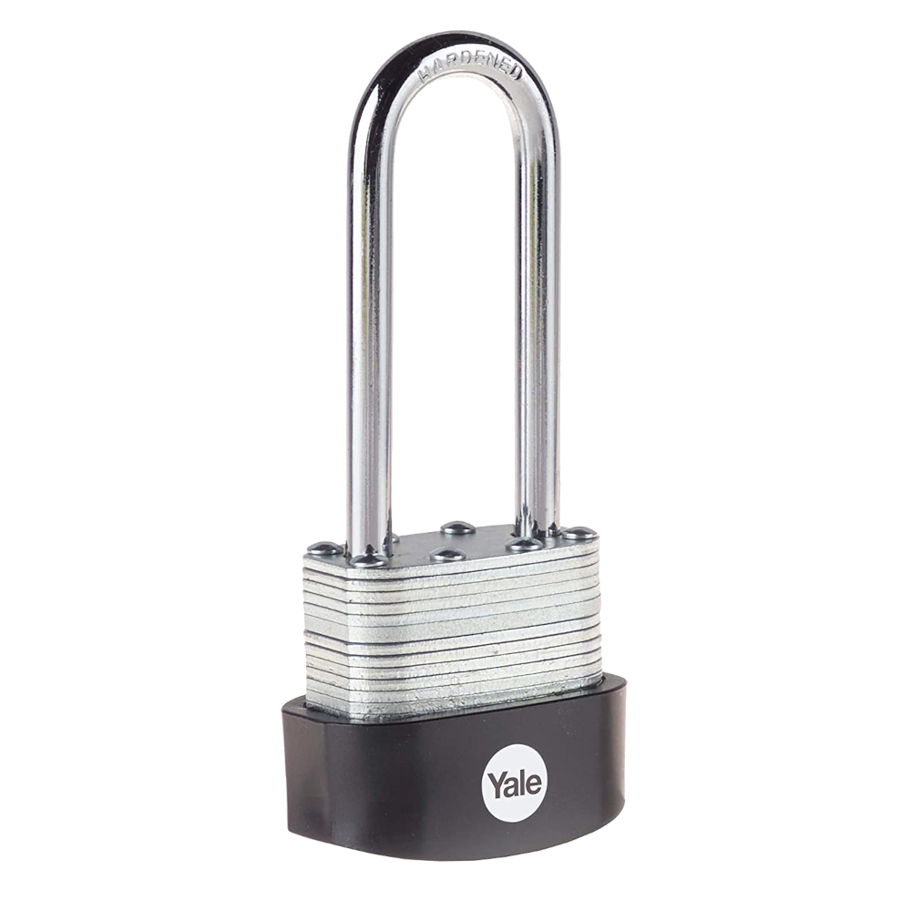 YALE Y125B High Security Laminated Steel Long Shackle Padlock - 40mm