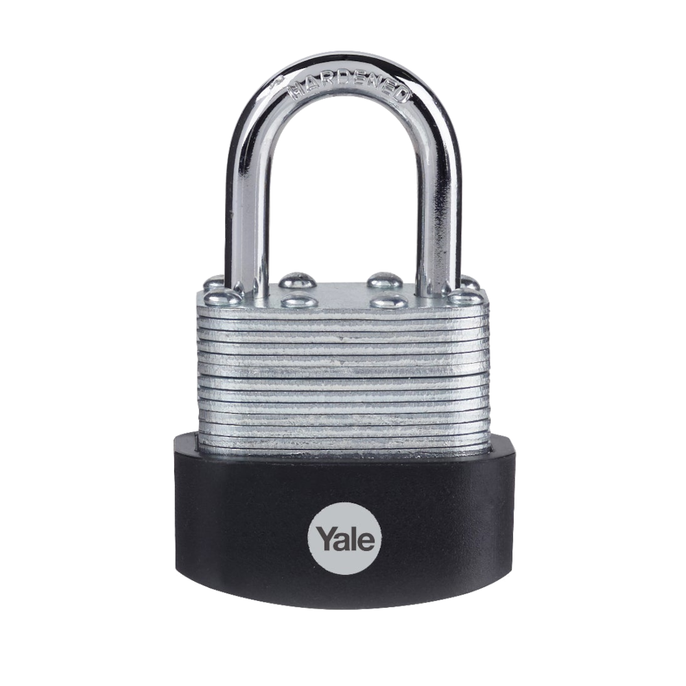 YALE Y125B High Security Laminated Steel Open Shackle Padlock - 50mm - Pack of 1