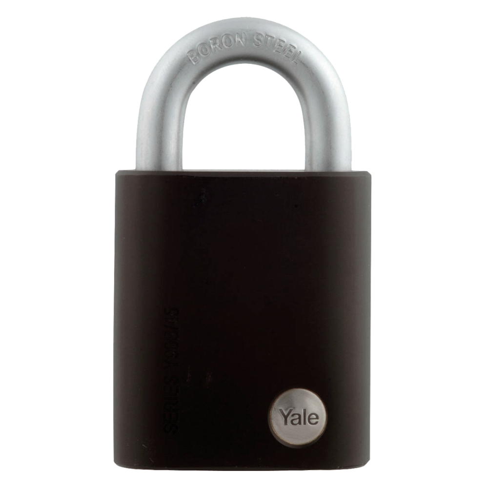 YALE Maximum Security Hardened Steel Open Shackle Padlock - 45mm