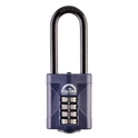 SQUIRE CP50 Series 50mm Steel Shackle Combination Padlock - CP50/2.5/BX 64mm Long Shackle Boxed