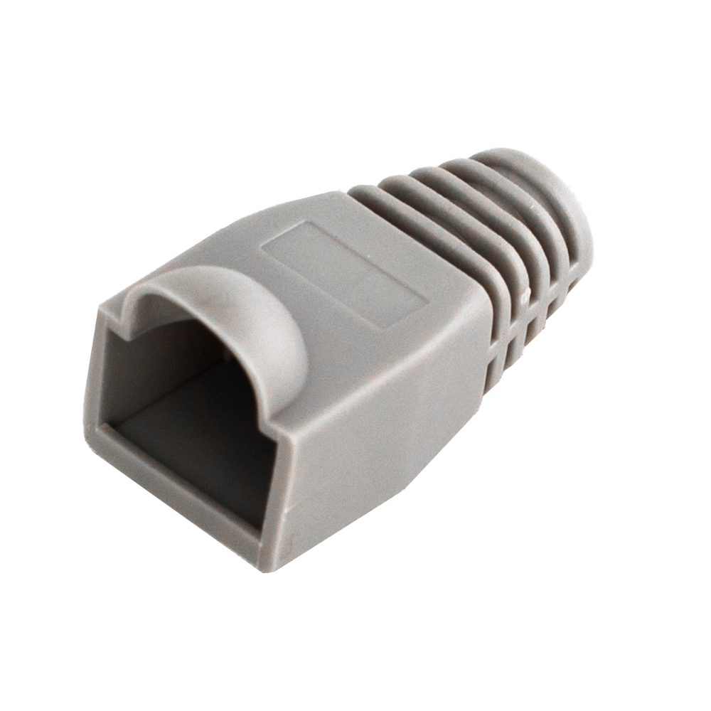 HAYDON MARKETING RJ45 Strain Relief Boot Grey 50 Pack - CAT5/6e