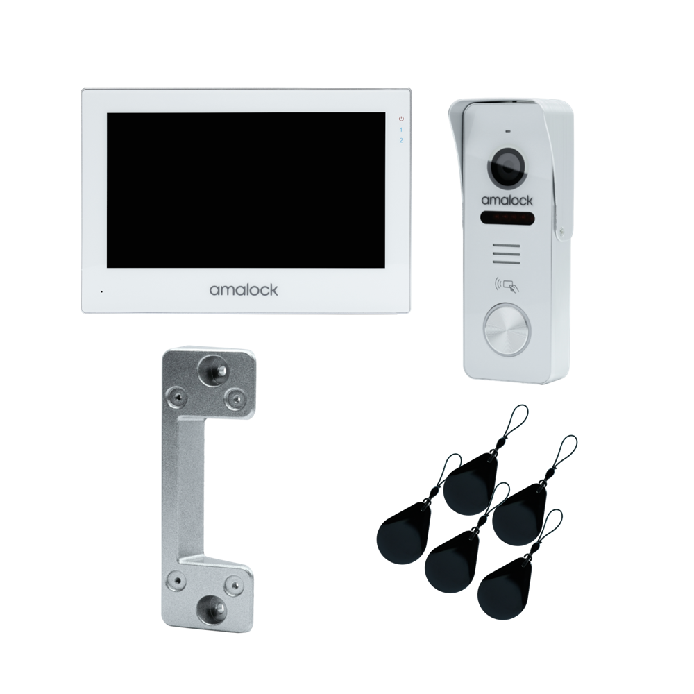 AMALOCK SV1 Smart Video Entry Kit Surface - Including 7 Inch Monitor