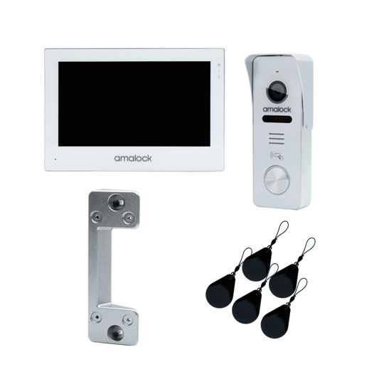 AMALOCK SV1 Smart Video Entry Kit Surface - Including 7 Inch Monitor