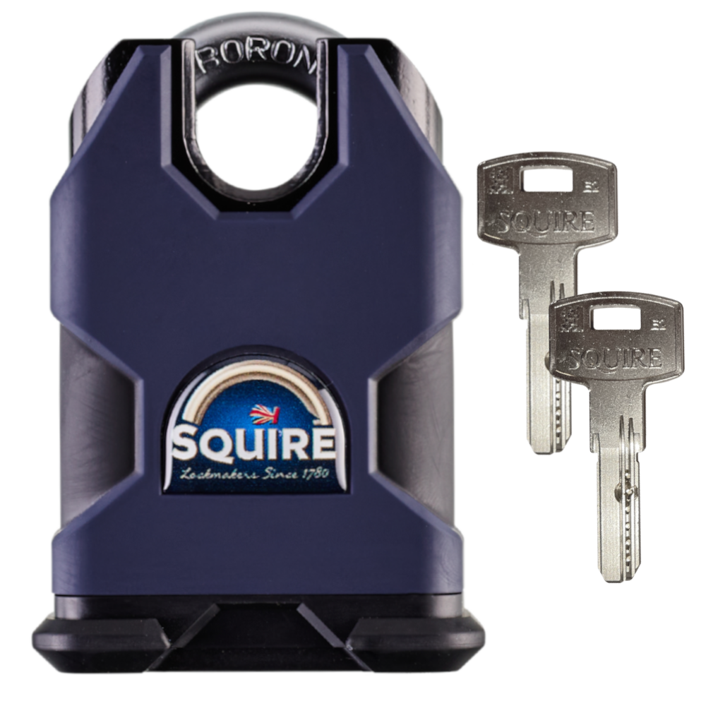 SQUIRE SS50CS Elite Dimple Cylinder Closed Shackle Padlock - KD Boxed