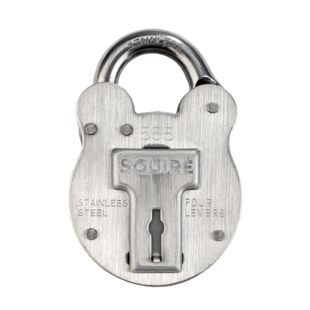 SQUIRE 555 Stainless Steel Old English Marine Padlock - 50mm KA 'PEF9'