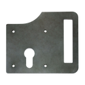GATEMASTER Slotted Lock Plate Screw Fixing - Stainless Steel GLBS