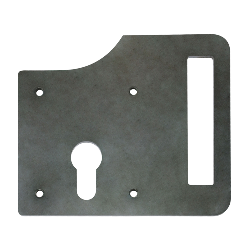 GATEMASTER Slotted Lock Plate Screw Fixing - Stainless Steel GLBS