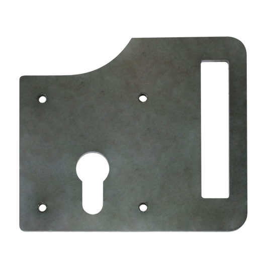GATEMASTER Slotted Lock Plate Screw Fixing - Stainless Steel GLBS