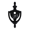 AVOCET Affinity Traditional Victorian Urn Door Knocker With Cut For Viewer - Black