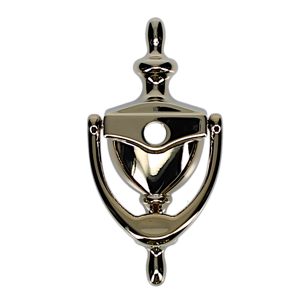 AVOCET Affinity Traditional Victorian Urn Door Knocker With Cut For Viewer - Gold