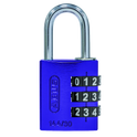 ABUS 144/30 Combination Padlock 30mm Body - Purple (3 Wheel)