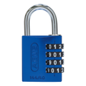ABUS 144/40 Combination Padlock 40mm Body - Blue (4 Wheel)