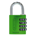 ABUS 144/40 Combination Padlock 40mm Body - Green (4 Wheel)