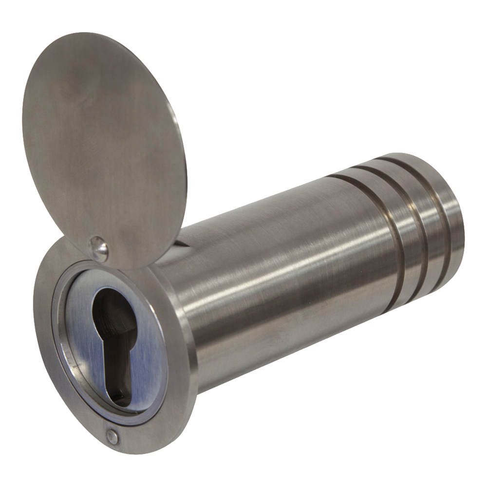 ABUS 728 & 729 Euro Cylinder Tubular Key Garage Safe - 729 With cover