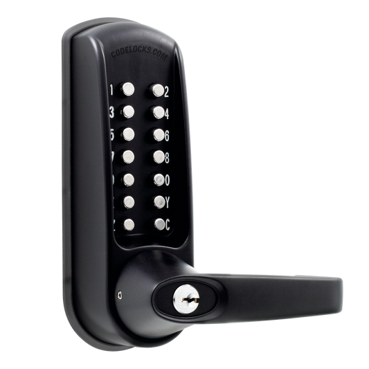 CODELOCKS CL0600 Marine Grade Digital Lock Front Only To Suit Panic Latch - Black