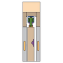 HENDERSON Pocket Door Kit For Single And Bi-Parting Doors - Max Door Size 1981x762 PDK3