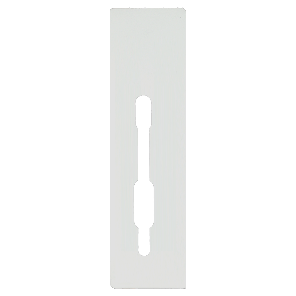 SASHSTOP Torchguard Door Handle Protector 30/45 Backset 300mm x 75mm - Short Below/Below White 223601