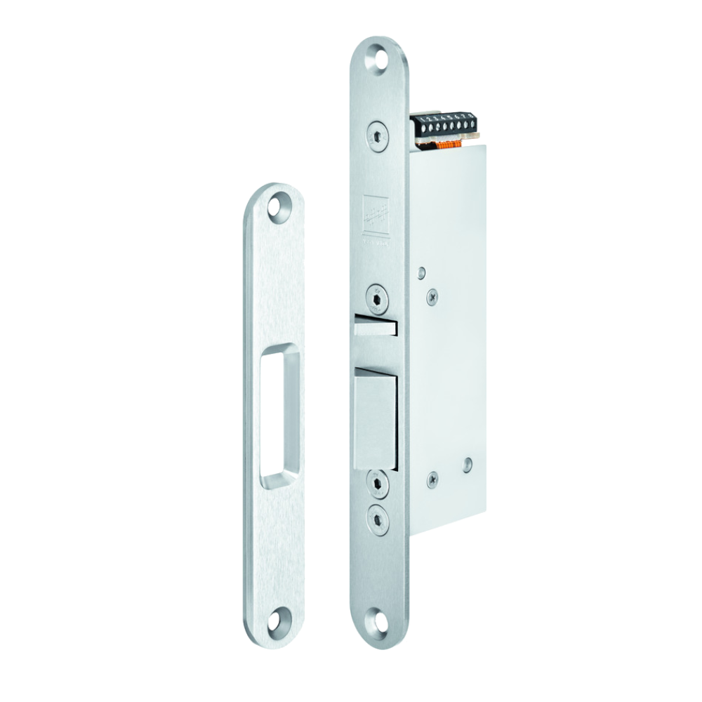 ABLOY Eff Eff 351U80 Monitored Electric Lock 12V DC Fail Unlocked - With 44mm Strike Plate