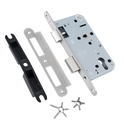 BRITON 5720 DIN Standard Euro Profile Sashlock Case 60mm Backset - Radius 5720.60.R.SS