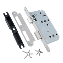 BRITON 5730 DIN Standard Bathroom Lock Case 60mm Backset - Radius 5730.60.R.SS