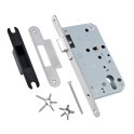 BRITON 5750 DIN Standard Euro Nightlatch Case 60mm Backset - Radius 5750.60.R.SS