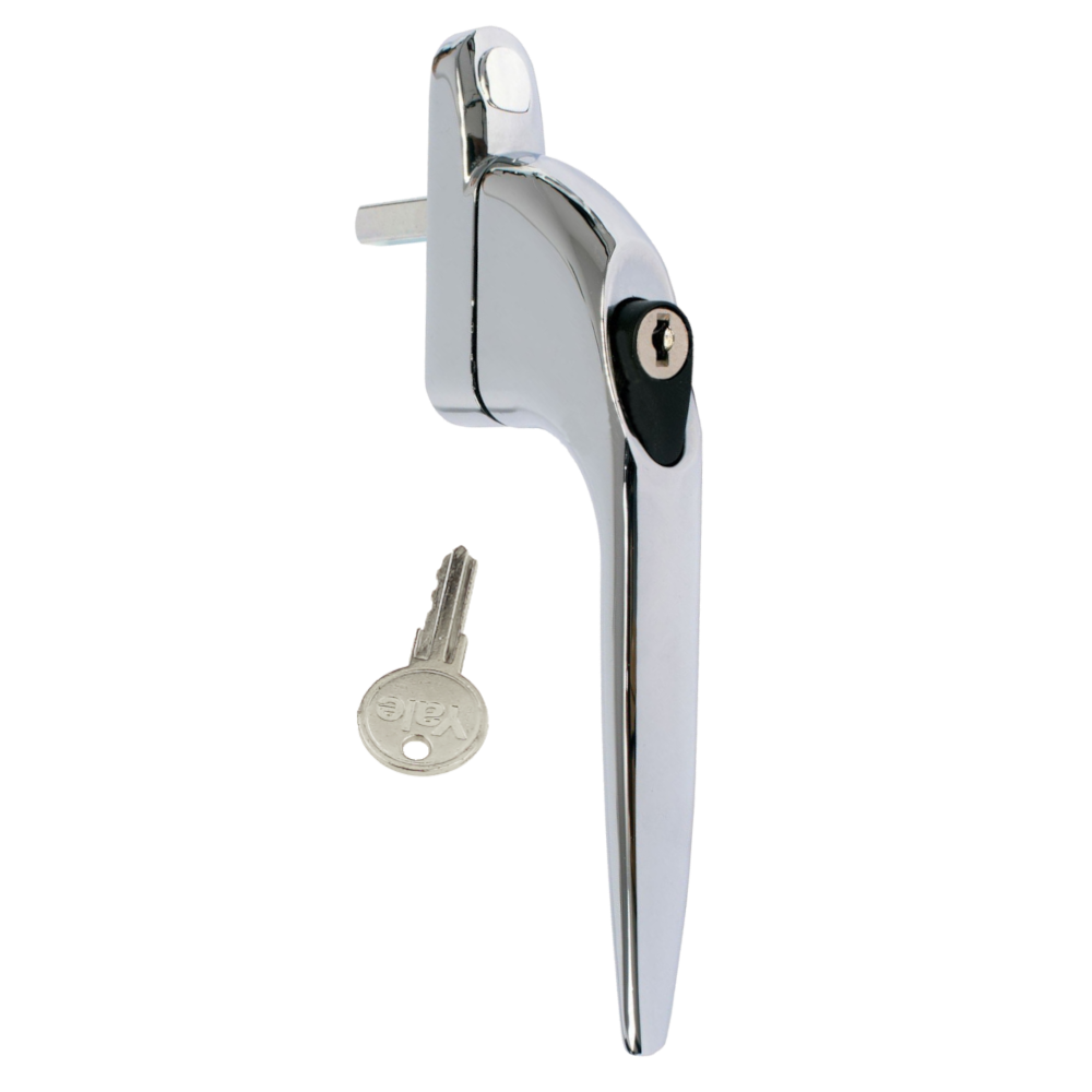 YALE Quartus In-Line Espag Window Handle - Chrome