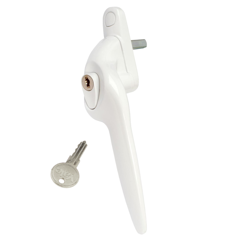 YALE Quartus Offset Espag Window Handle - RH White