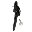 YALE Quartus Offset Espag Window Handle - LH Satin Black