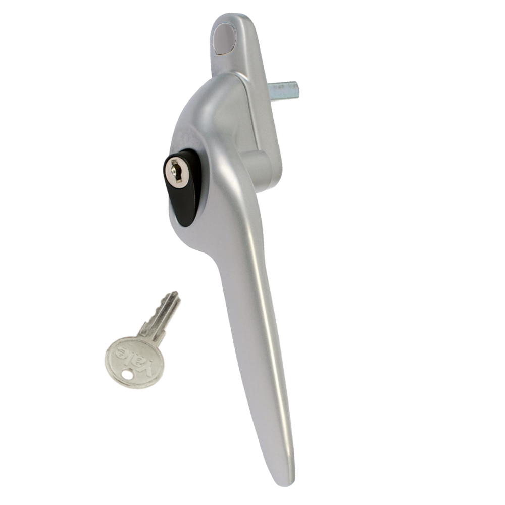 YALE Quartus Offset Espag Window Handle - RH Silver