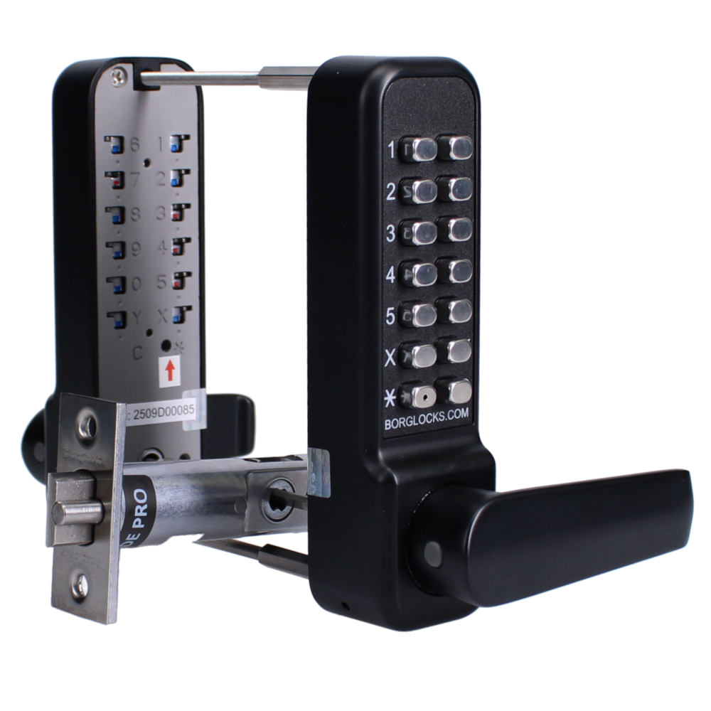 BORG LOCKS BL4441 MG Pro ECP Easicode Pro Marine Grade Double Sided Mortice Latch - With 60mm Tubular Latch