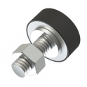 GATEMASTER Gate Bump Stop - 18mm Diameter x 7mm Buffer BS18