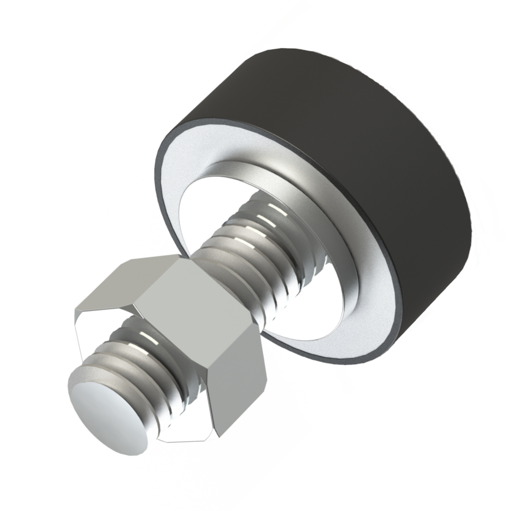 GATEMASTER Gate Bump Stop - 18mm Diameter x 7mm Buffer BS18