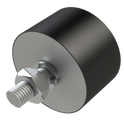 GATEMASTER Gate Bump Stop - 50mm Diameter x 30mm Buffer BS50