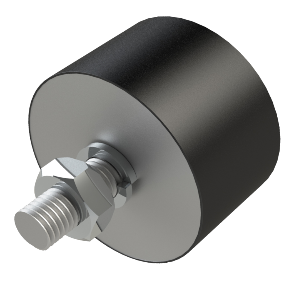 GATEMASTER Gate Bump Stop - 50mm Diameter x 30mm Buffer BS50