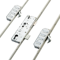 WINKHAUS Trulock STV-F 2070 M2 20mm Radius Faceplate With 2 Hooks Keywind Action (KTA) - 55/92 LH