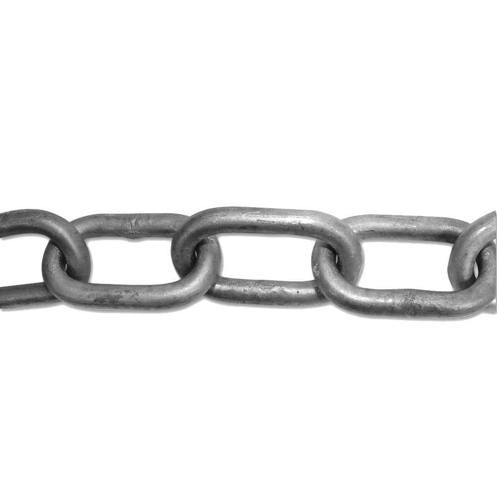 ENGLISH CHAIN Hot Galvanised Welded Steel Chain - 6.5mm GALV 15m