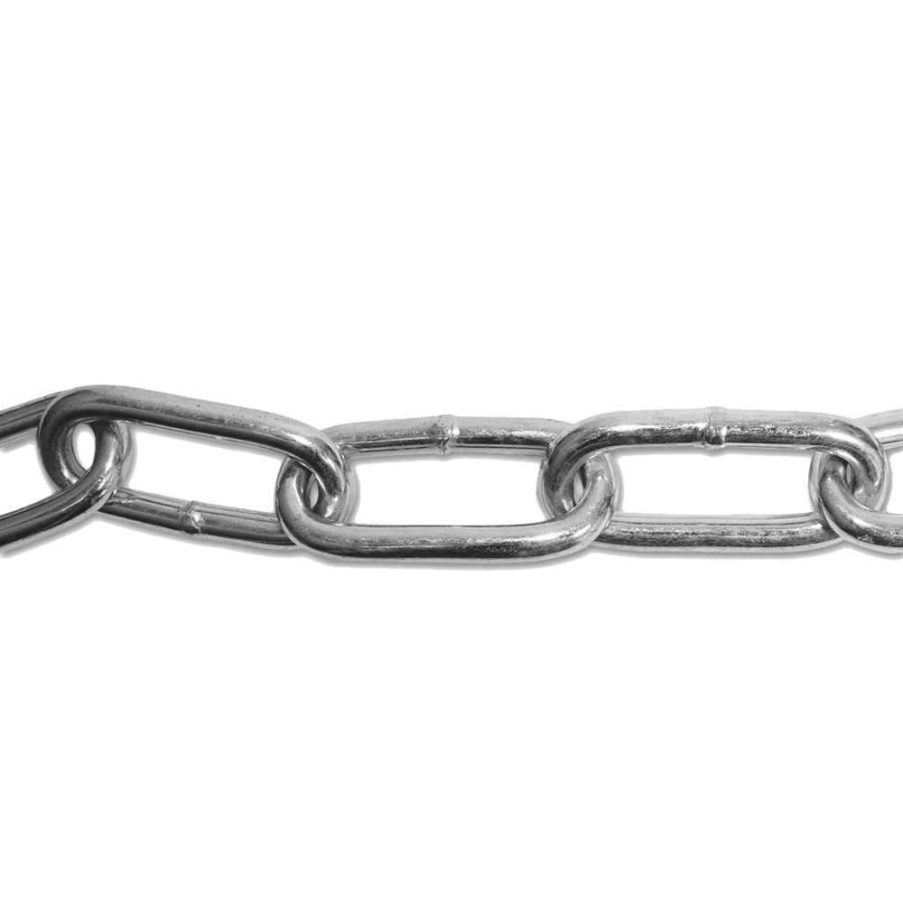 ENGLISH CHAIN Case Hardened Chain - 6mm ZP 15m