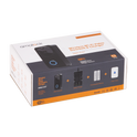 AMALOCK DB601 Wireless Doorbell & Chime Kit With Battery Charger And Rechargeable Batteries - Black