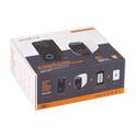 AMALOCK DB701 Wireless Doorbell & Chime Kit With 1 x White CAM200A Camera, Battery Charger And Rechargeable Batteries - Black