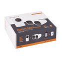 AMALOCK DB811/DB821 Wireless Doorbell & Chime Kit With 2 x CAM400 Camera's, Battery Charger And Rechargeable Batteries - Whit
