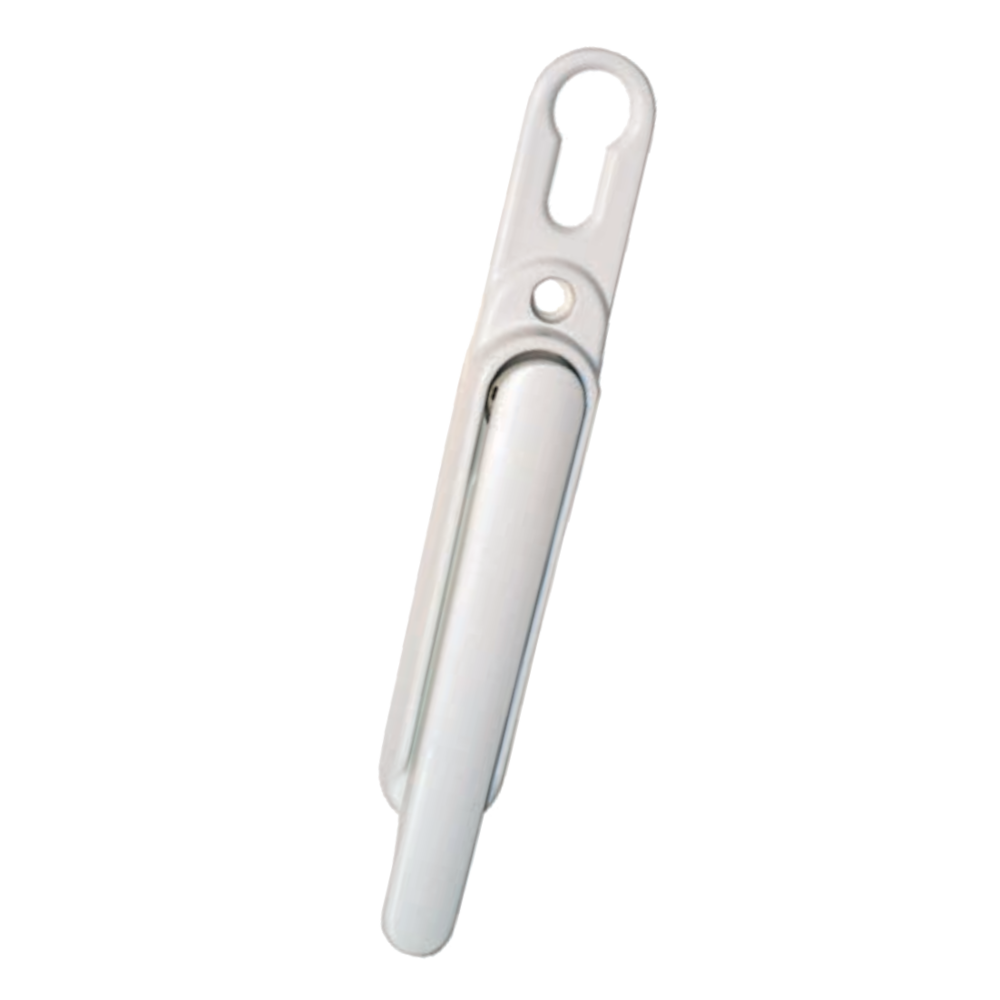 GREENTEQ Clearline Slimfold Bi-Fold Door Handle With Euro Cut Out - White