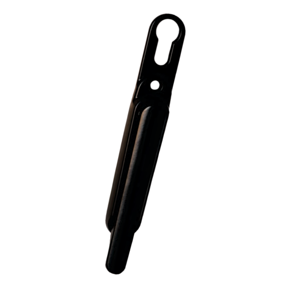 GREENTEQ Clearline Slimfold Bi-Fold Door Handle With Euro Cut Out - Black