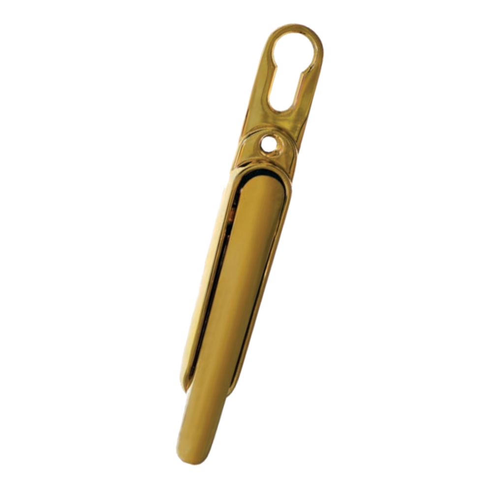 GREENTEQ Clearline Slimfold Bi-Fold Door Handle With Euro Cut Out - Gold