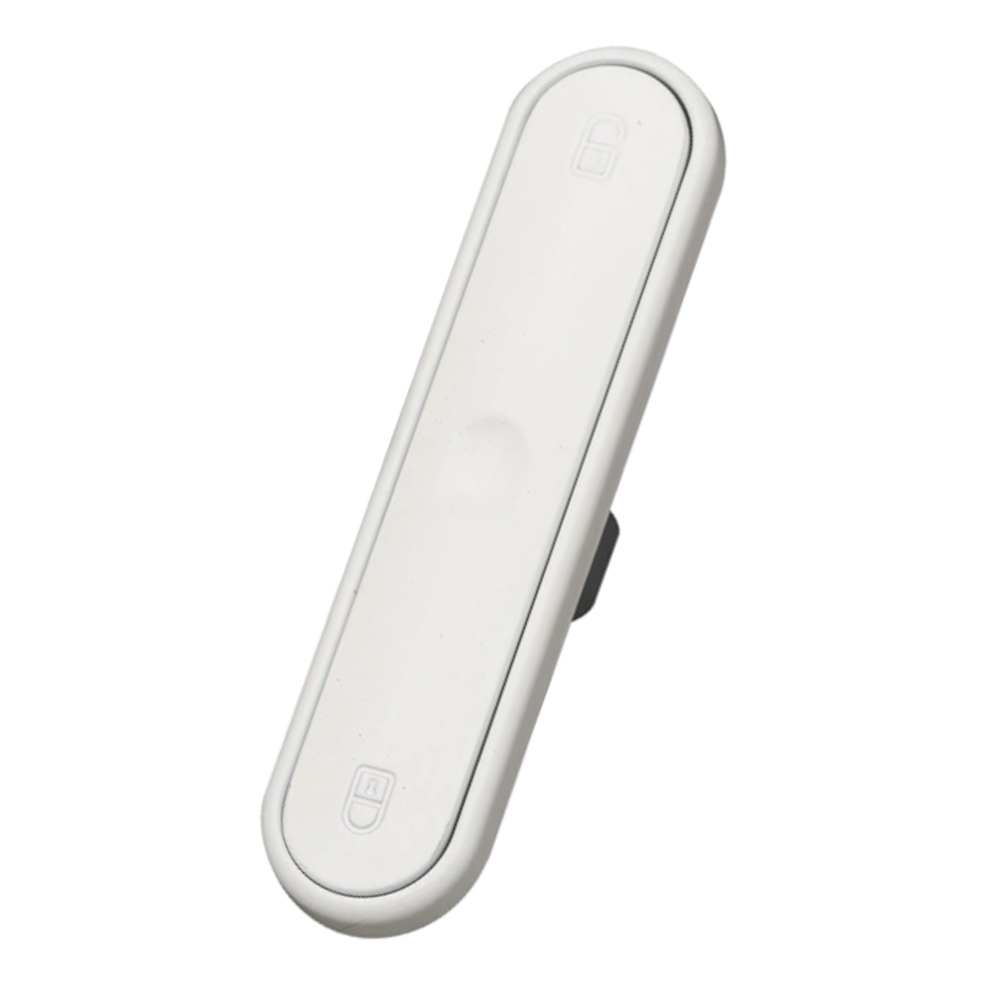 ALUK Pop Out Bi-Fold Handle Non Locking - White