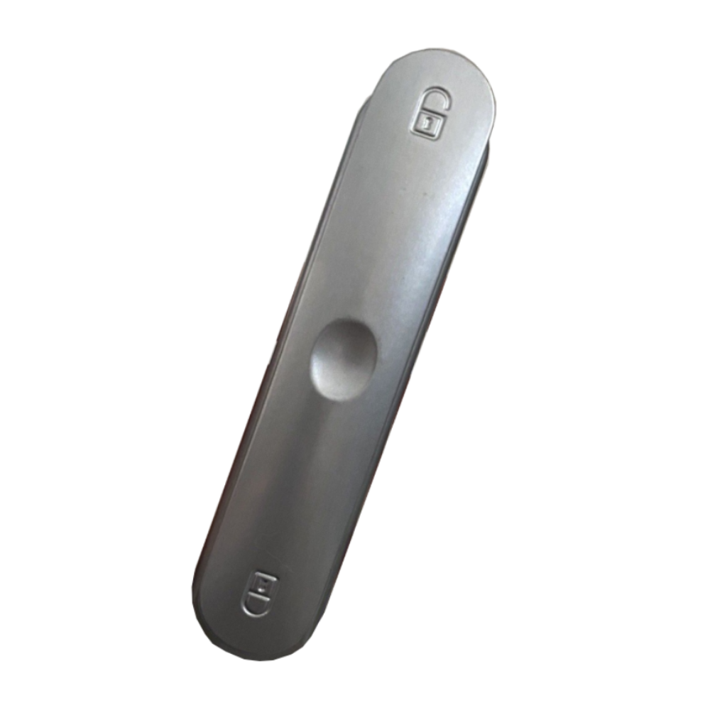 ALUK Pop Out Bi-Fold Handle Non Locking - Silver