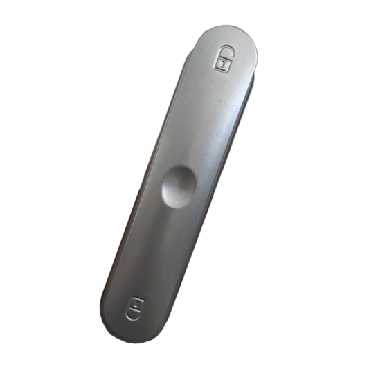 ALUK Pop Out Bi-Fold Handle Non Locking - Silver